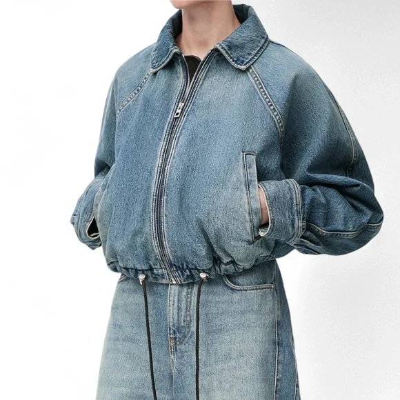 Loewe Oversized Blue Balloon Denim Jacket Fr32 - Picture 3 of 5